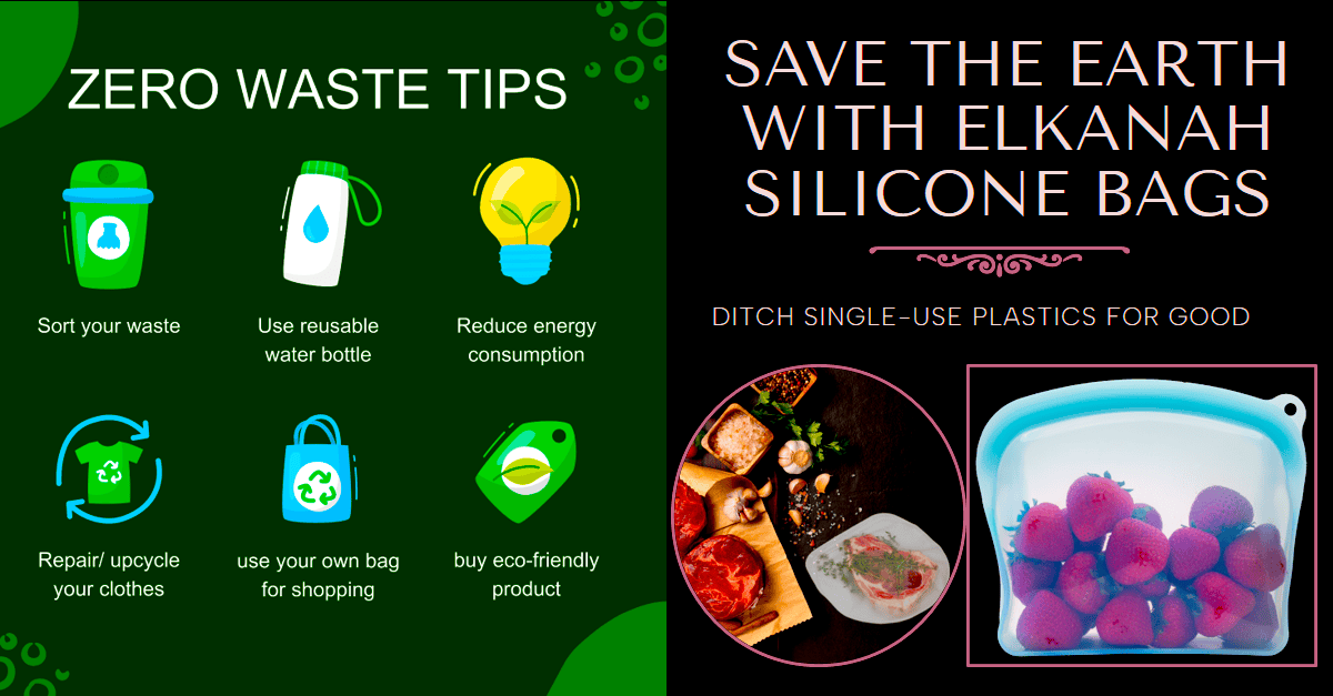 Elkanah Reusable Silicone Bags Revolutionize Eco-Friendly Living
